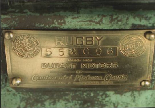 1929 Rugby M4 Touring
