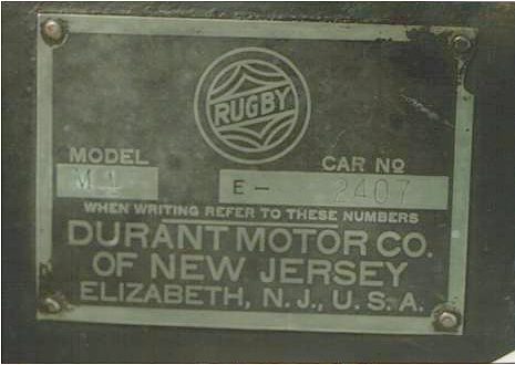 1929 Rugby M4 Touring