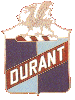 Durant radiator badge, 1921–1926