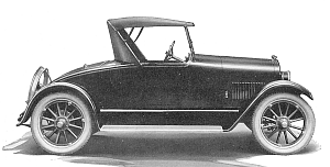 1924 Durant A-22 Roadster (artillery wheels)