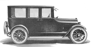 1924 Durant A-22 Sedan (artillery wheels)