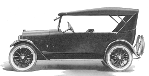 1924 Durant A-22 Touring (artillery wheels)