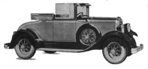 1929 Durant 60 De Luxe convertible cabriolet