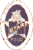 Star radiator badge, 1928