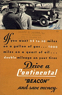 Continental sales brochure A-33-1303