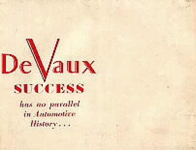 De Vaux sales brochure AU-31-398