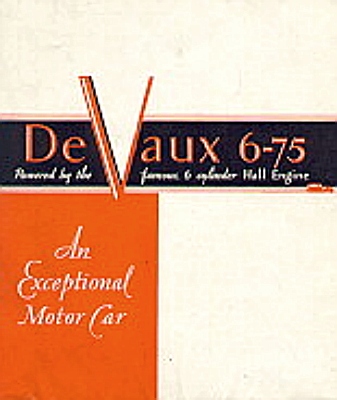 De Vaux sales brochure AU-31-399