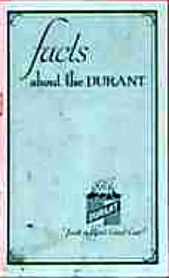 Durant sales brochure A-24-107-4