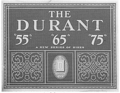 Durant sales brochure A-28-106-16