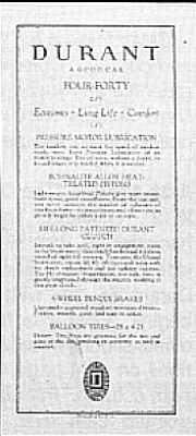 Durant sales brochure A-29-101-2