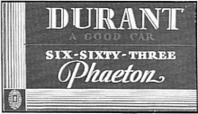 Durant sales brochure A-29-107-2