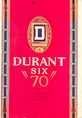 Durant sales brochure A-29-110-6