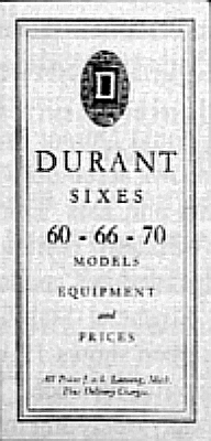 Durant sales brochure A-29-112-2