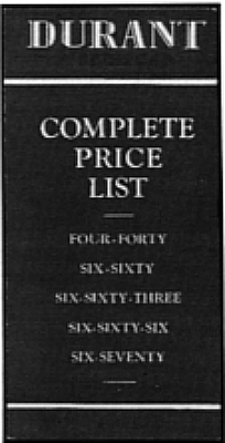 Durant sales brochure A-29-113-2