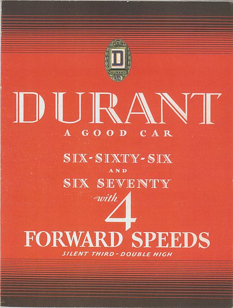 Durant sales brochure A-29-114-4