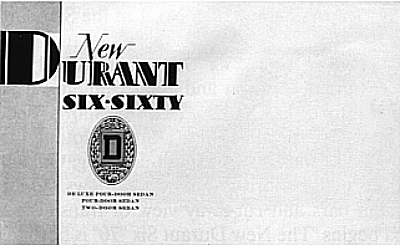 Durant sales brochure A-29-115-4