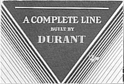 Durant sales brochure A-29-116-6