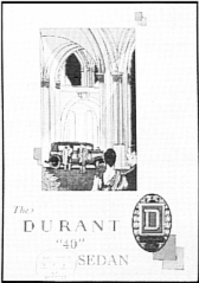 Durant sales brochure A-29-121-4
