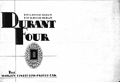 Durant sales brochure A-29-125-4