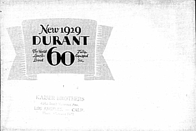 Durant sales brochure A-29-128-6