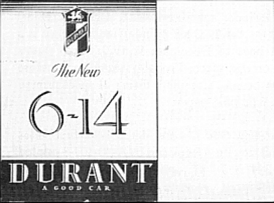 Durant sales brochure A-30-101A-8