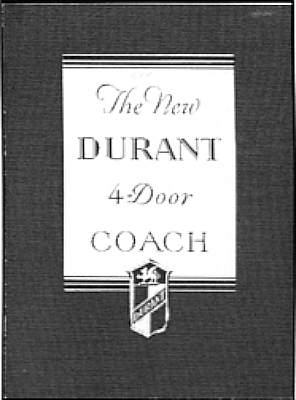 Durant sales brochure A-30-106-2