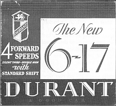 Durant sales brochure A-30-108-12