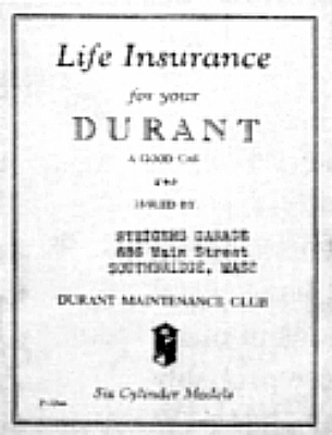Durant sales brochure A-30-112-8