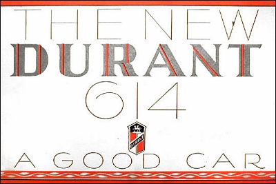 Durant sales brochure A-31-101-4