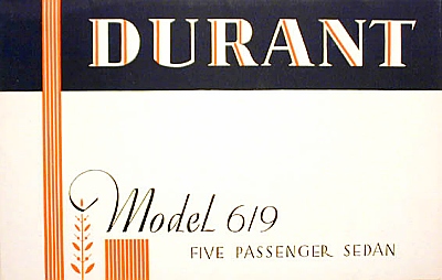 Durant sales brochure A-31-105-4