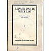 Durant parts book D-28-0001