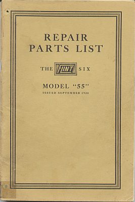 Flint parts book D-24-701