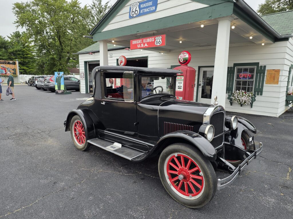 1926 Star Coupe, 2026 National Meet Joliet IL. Ambler's Texaco Gas Station