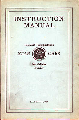 Star instruction manual C-25-0201