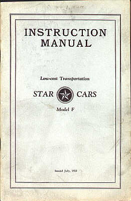 Star instruction manual C-25-0202