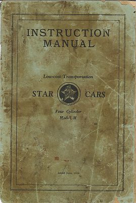 Star instruction manual C-26-0201